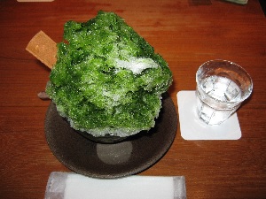 淡雪awayuki(抹茶宇治金時)