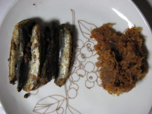 福久梅鰯＆貝柱生姜煮